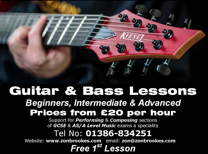 Guitar & Bass Lessons Advert